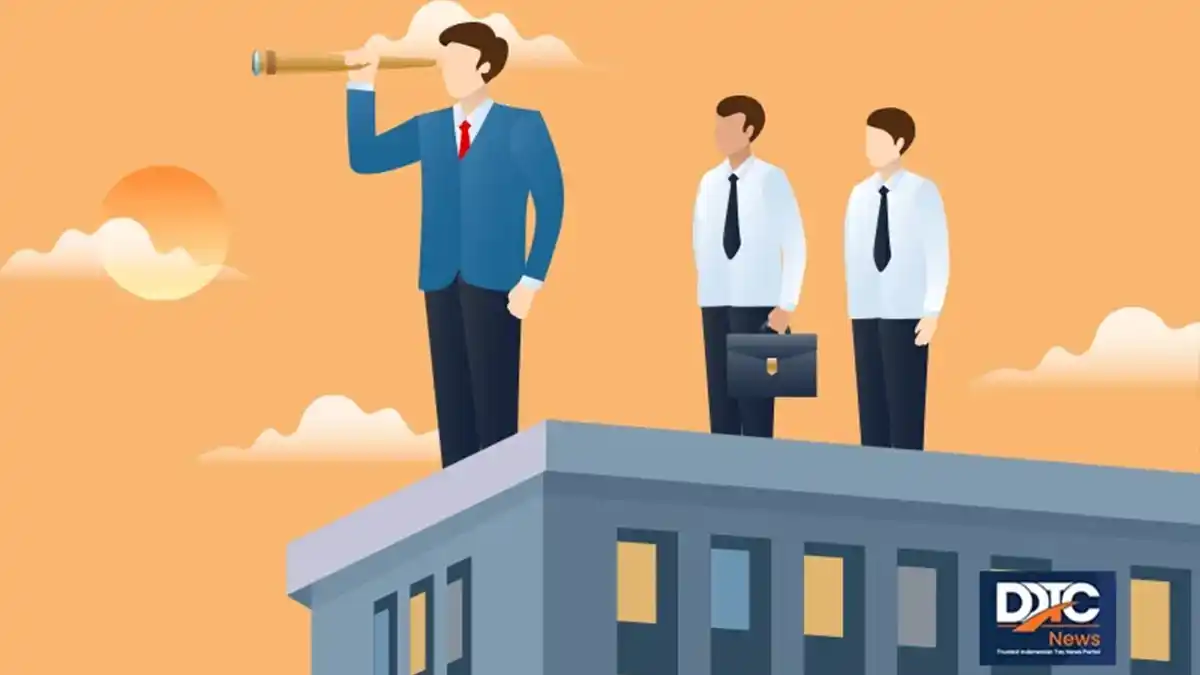 Tax officials meeting police officers at Jambi Police headquarters