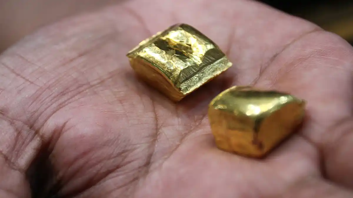 Photo of illegal gold mine in Sekotong, Lombok