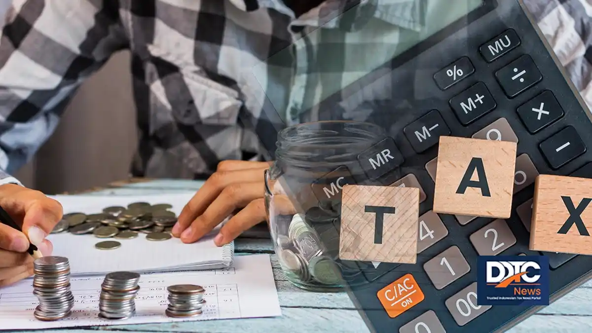 Tax authority illustration showing foreign purchase tax obligation