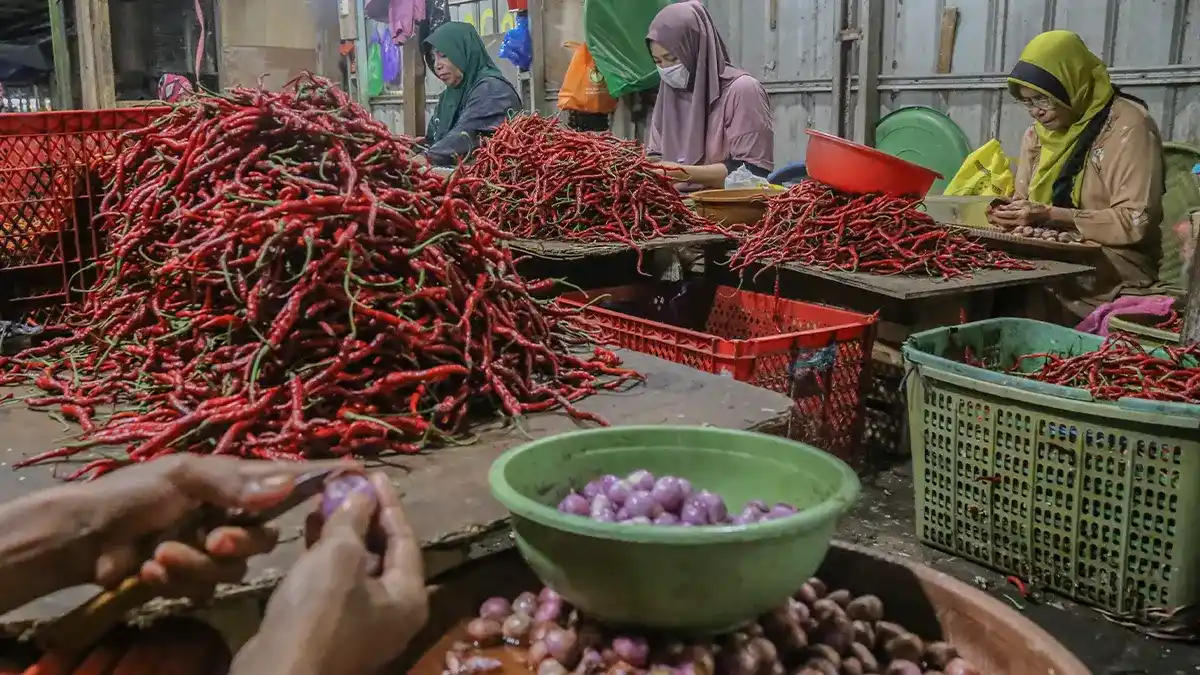 Graph showing Indonesia's consumer price inflation rate for October 2025