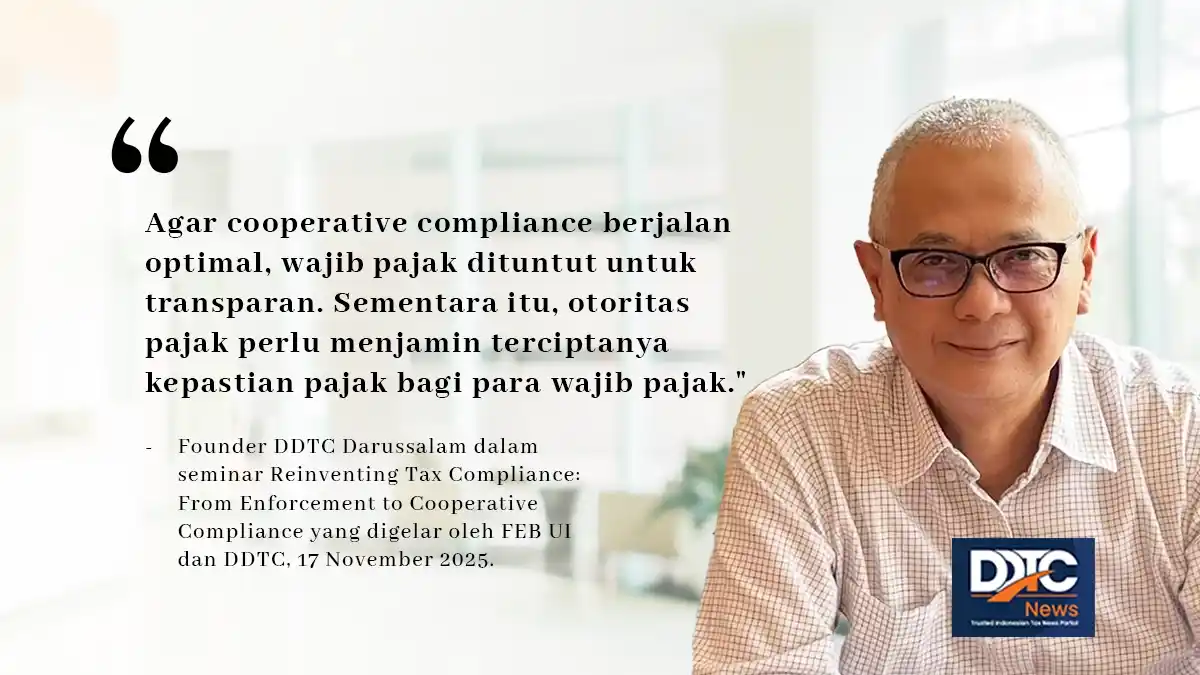 Cooperative Compliance Minta Transparansi WP, DJP Jamin Kepastian