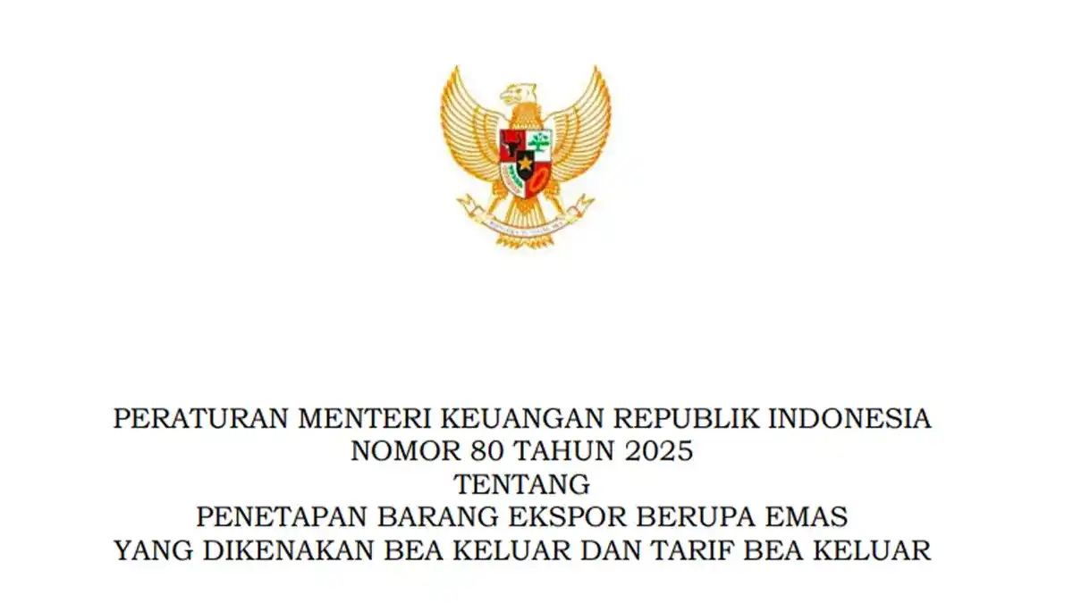 Bea Keluar Ekspor Emas Ditetapkan, Tarif Sesuai Harga Dunia