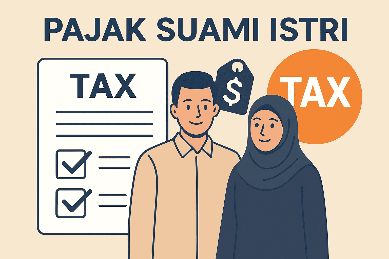 Diagram pajak suami istri menurut status