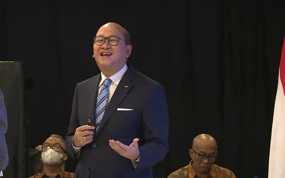 Chart showing Rp150.6 trillion downstream investment in Q3 2025