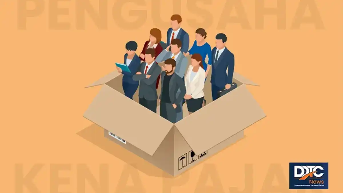 Illustration of tax office issuing PKP status revocation notice