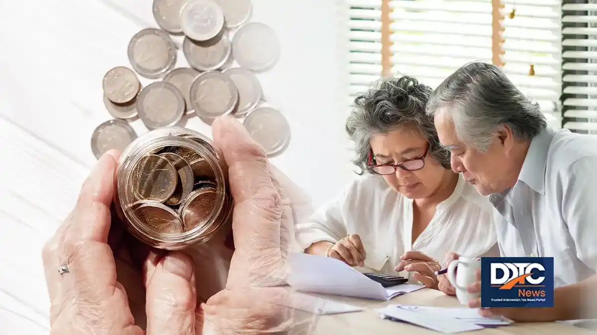 Diagram of pension tax schemes lump sum and periodic in Indonesia