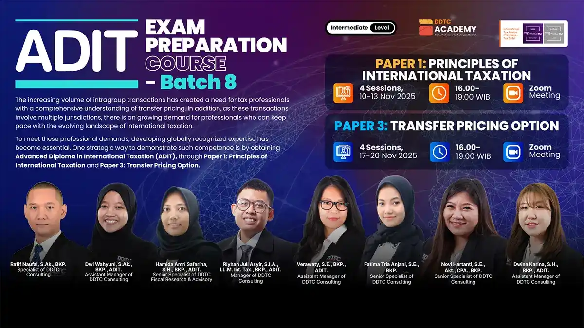 Jadwal kelas online ADIT DDTC Academy