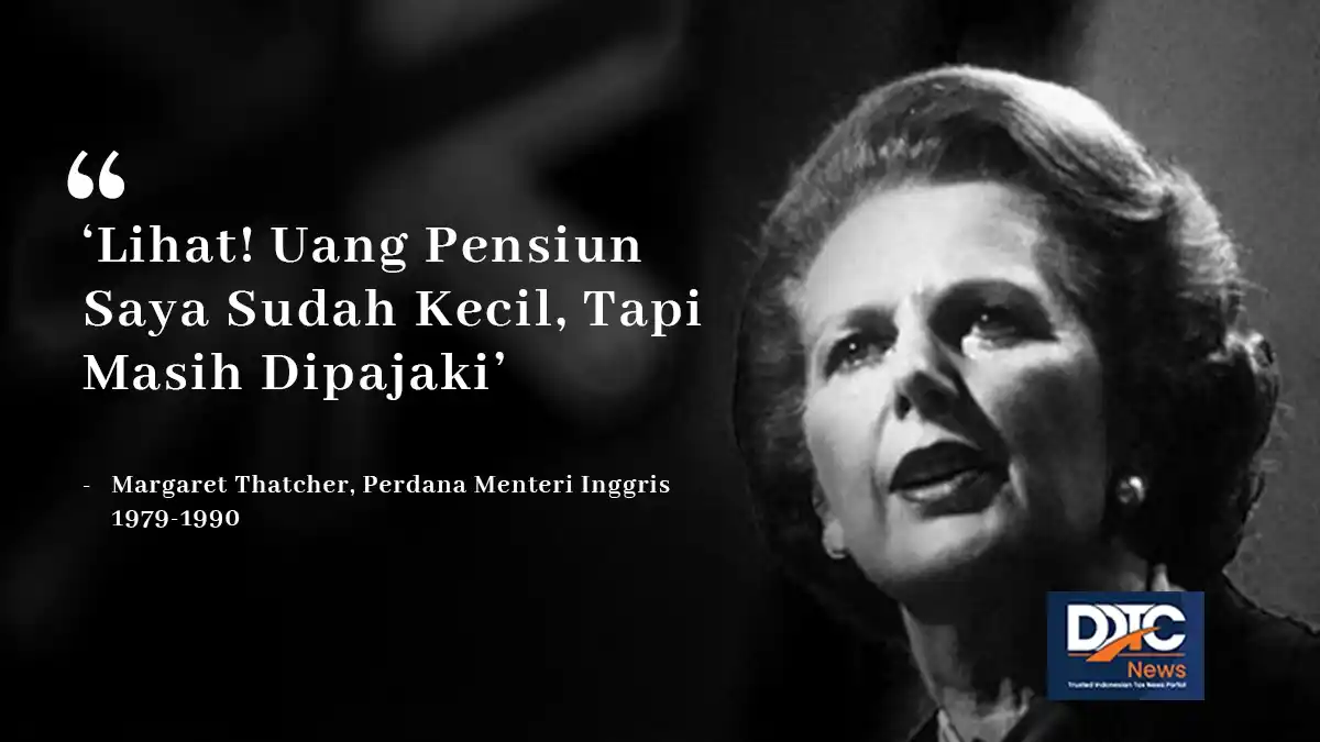 Ilustrasi pensiun kecil dipotong pajak di Inggris 1979