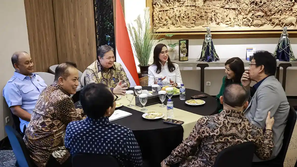 Airlangga Hartarto menyampaikan prospek ekonomi