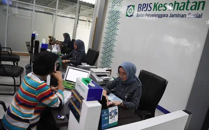 Illustration of government statement on BPJS Health premium policy