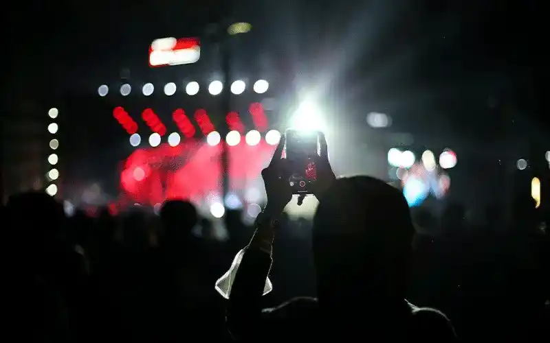 Penonton konser Blackpink di Stadion Utama Gelora Bung Karno, Jakarta