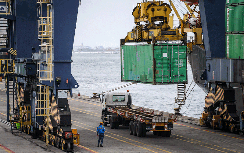 Chart showing Indonesia's trade surplus decline in October 2025