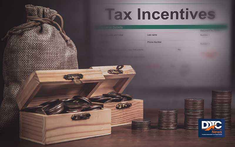 Diagram showing refundable tax credit for investment