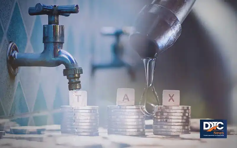 Tax claim letter for unpaid surface water tax in Bengkulu Province