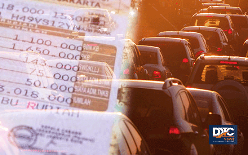 Illustration of vehicle tax payment