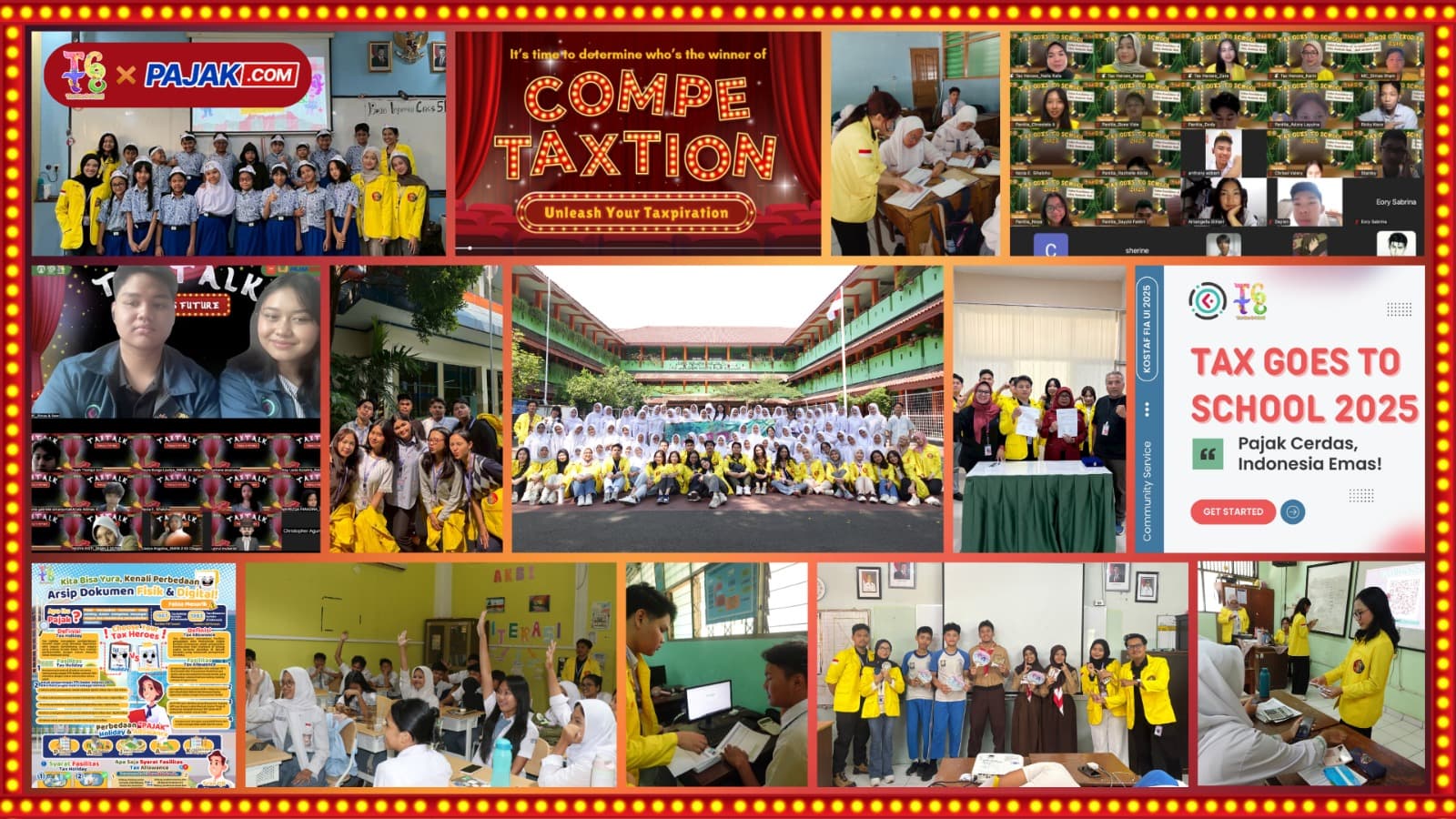 Siswa mengikuti kegiatan TGTS 2025 tentang pajak di Indonesia