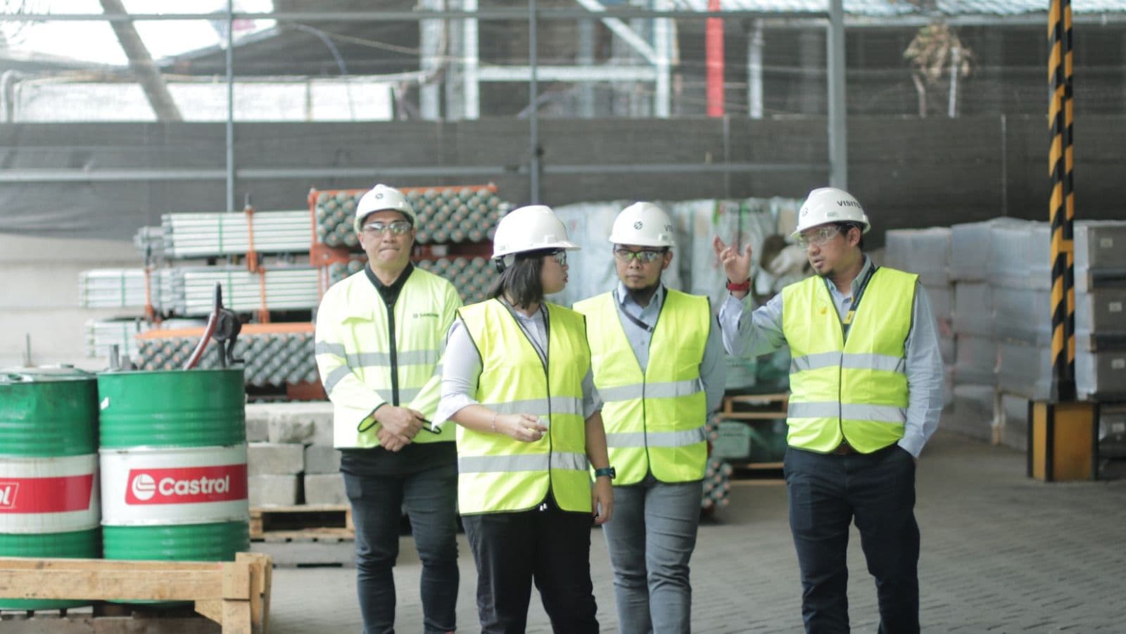 Customs officials conducting onāsite validation for AEO certification