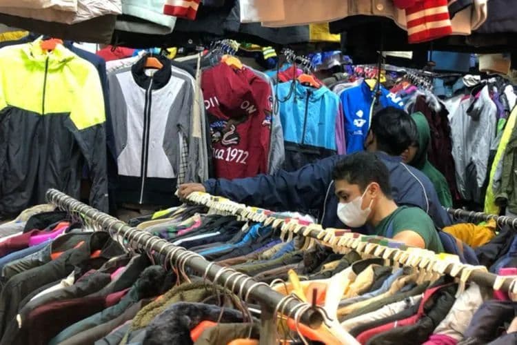 Customs inspection of used clothing shipments